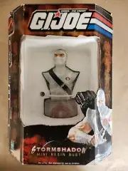 GI Joe Storm Shadow Mini Resin Bust Statue 2002 Palisades #4110 / 4500 MIB New