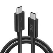 SIIG Thunderbolt 4 Cable 2.3ft [0.7M] - 8K@60Hz Display - 40Gbps Data Transfer -