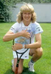 Steffi Graf German tennis star in Bruhl 1986 OLD PHOTO 9
