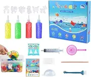 | Shiny Gels Animal Playset, Creative Art Crafts Sea Creature Toys, Glossy Water Toys for Kids (Random Color)