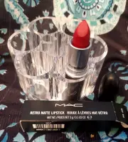 MAC Retro Matte 'Ruby Woo' Lipstick New In Box