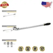 Versatile 1/2-Inch Drive Ratchet with 180-Degree Flex Head & Comfort Grip