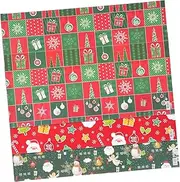 3 Rolls Christmas Wrapping Paper Packing Paper Birthday Wrapping Paper Wrapping Paper for Xmas Festival Wrapping Paper Christmas Wrapper Paper Accessory Packaging Paper minkissy