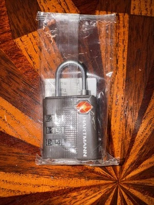 Hartmann Black Combination Luggage Lock NEW Sealed