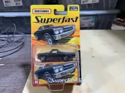 MATCHBOX SUPERFAST 1970 CHEVY EL CAMINO FLAT BLACK 46