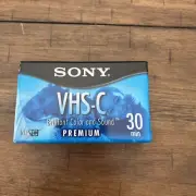 Sony VHS-C 30 Minute Premium Grade Brilliant Color Camcorder Video Cassette Z