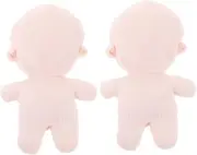 [WESIEVYA] DIY Doll Body 20cm Soft Stuffed Toy Girl Toys Plush Adorable Blank Doll