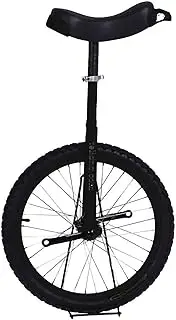 Wheel Unicycle Exercise Leak Proof Tire Cycling Black in Sports Outdoors Unicycle for 18 Inch Wheel 45Cm (Color : Black, Size : 18Inch) Durable TDF