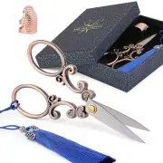 Retro Tailor Crane Sewing Embroidery Scissors Fabric Cutter Shears For Cutting