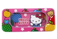 在飛比找Yahoo!奇摩拍賣優惠-【卡漫迷】 Hello Kitty 開窗 雙層 鉛筆盒 ㊣版