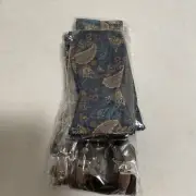 HISDERN Suspenders for Men Adjustable Paisley Bowtie & Pocket Square
