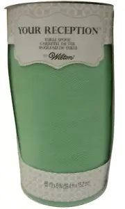WILTON GREEN TULLE NET FABRIC SPOOL 65 yd x 6 in. -- BRAND NEW SPOOL