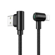 Lamp Seires Lightning Cable 90 Degree Angle Head Gaming Charging Cable 1.2m