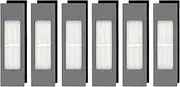 (6 Pack) Vacuum Cleaner Filters Compatible with Ecovacs DEEBOT OZMO T5 T8 T9 T8 AIVI Max 920 950 N5 N7 N8+ N8 Pro Plus DX55 DX93 DJ65, Robot Sweeper Filter, Vacuum Cleaner Filter Replacement Parts