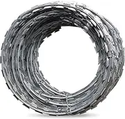 Razor Wire Barbed Wire Razor Wires, Garden Protection Ribbon Barbed Fence Rolls, Commercial Residential Secure Sites Protection Helix Coils