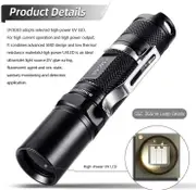 LIGHTFE UV303D UV Flashlight 365nm high Power Compact Model