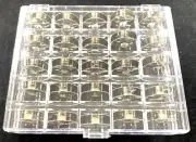 1X Plastic Sewing Machine Bobbin Storage Box with 330.026.03 - 25pcs
