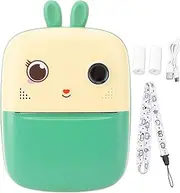 Small Instant Print Camera Kids Instant Camera That Prints Photos 1080P Dual Camera 80MP with 1800mAh Battery for Boys Girls Age 3 12 (Green)