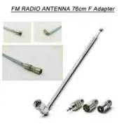 For Bose Wave Radio FM F-Type Telescopic Aerial Antenna w/TV/3.5mm Adapter 75Ohm