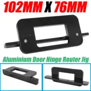 102mm X 76mm Door Hinge Jig Router Jig Installation Kit Aluminium