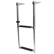 Windline Stainless 2 Step 24 1/2 In Boat Boarding Telescoping Ladder