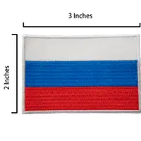 在飛比找松果購物優惠-俄羅斯 Russia 背包 電繡貼紙 熱燙布標 圍巾 電繡布