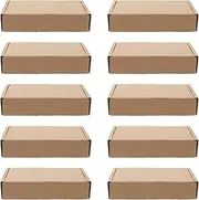 Angoily 20Pcs Corrugated Boxes Storage Packing Boxes for Moving Reusable Design for Shipping and Organizing Items