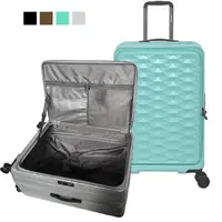 在飛比找momo購物網優惠-【LAMADA 藍盾】24吋前開式炫麗格紋系列行李箱/旅行箱