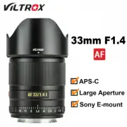 VILTROX 33mm F1.4 Auto Focus APS-C Prime Lens for Sony E-mount Mirrorless Camera