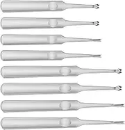 8Pcs Leather Edge Bevelers,Leather Tools Edge Beveler Durable Leather Groover Tool Stainless Steel U-Shaped V-Shaped Groover Working Hand Leather Edge Skiving Leather Tools for Crafting