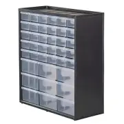 39 Drawer Bin Compartment Large Small Parts Tool Organizer Table Storage Cabinet