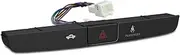 XTRONS Emergency Flasher Panel for Toyota Highlander Fit for Car Stereo Unit PR18HDTL