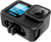 Silicone Case for GoPro Hero 13 12 11 10 9 (Black)