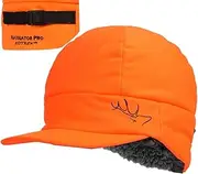 [EDTREK] Weaterproof Insulated Winter Hat with Flat Brim and Adjustable Webbing - Waterproof Backcountry Hunting Hat