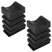 2Pcs Rear Air Helper Spring SSR-338-54 for Sprinter 2500 Black