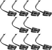 10pcs Tactical Gear Holder Clip Elastic String-Buckle Compatible with Molle Tactical Vests Backpacks Compatible with Molle Systems Equipment