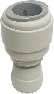 MALIDA Push to Connect Fitting Straight Union Quick Connector, 1/2” to 1/4” O.D. tube water line Fitting for Water Filtration Filter Purifiers RO Systems,10pcs., LY018-0804