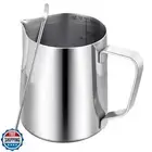 Milk Frothing Pitcher,12oz/350ml Milk Steaming Frother Cup,Barista Cappuccino