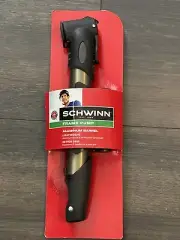 Schwinn Frame Bike Tire pump,aluminum barrel, compact,schrader & Presta Valve