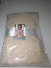 New York & Company Scarf and Gloves Gift Set Fringed Honey Beige New In Plastic