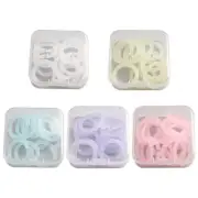 100Pcs Colorful Binder Rings 15mm Book Rings for Flashcard Index Card Scrapbook
