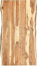 Table Top Solid Acacia Wood 118x50-60x3.8 cm Dining Furniture Home Decor