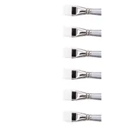 6x Jasart Short Flat Sz 1/16 Acrylic/Watercolour Paint Brush Synthetic WH Taklon
