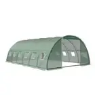 Green Fingers Greenhouse 6x4x2M Walk in Green House Tunnel Plant Garden Shed Dom