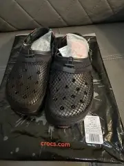 Staple x Crocs Homing Pigeon (Black) All Terrain Clog with Jibbitz Size Mens 12