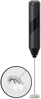 Silreck Milk Frother Handheld Milk Frother I Electric Milk Frother for Coffee Latte Cappuccino I Automatic Drink Milkshake Mixer and Egg Beater (Black)