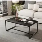 Minimalist Sintered Stone Coffee Accent Living Room Ottoman Table Scratch-Proof