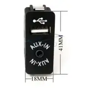 USB Car Original AUX IN Harness Socket Part Cable Adapter For BMW E46 3-Series