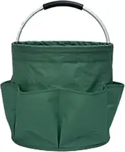 Car Boot Organiser 17L Large Storage Organiser Bag Car Wash Storage Folding Basket Picnic Tote Outdoor Caddy with Handle Tool Bag Cleaning tools(Green)