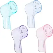 SEWOART 4Pcs Travel Toothbrush Covers Durable Toothbrush Dust Caps for Electric Toothbrush Multi Color Protection for Home Travel School Camping